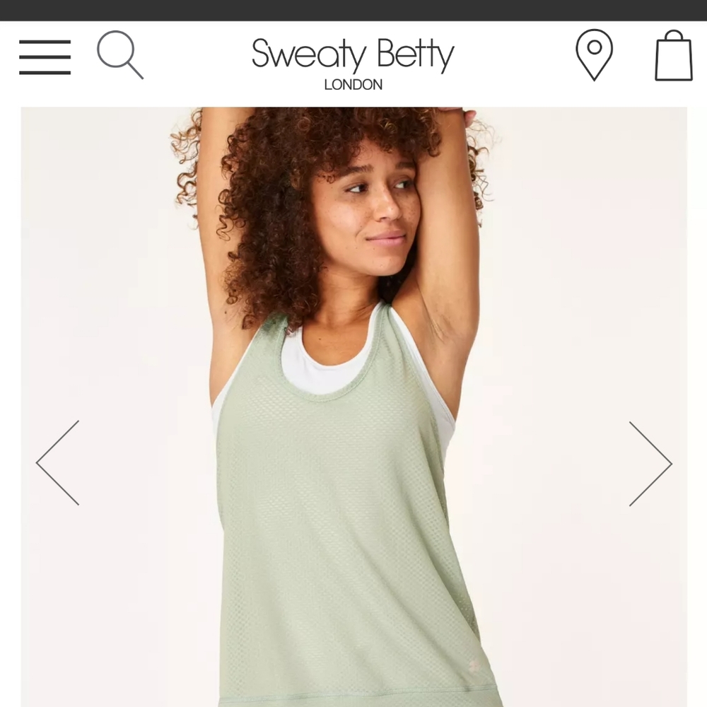 Sweaty Betty double time seamless tank M